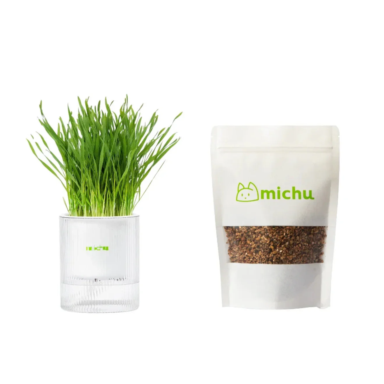 MICHU All-in-One Soil-Free Cat Grass Grow Kit with Australian Seed and Mulch, Made in Australia - Image 19