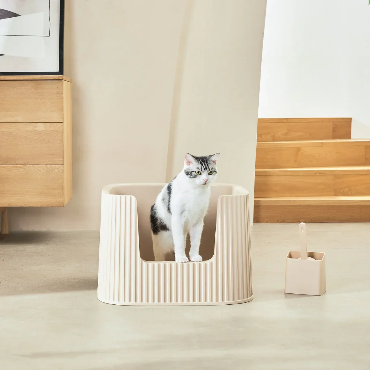 Michu XXL BoBa Deluxe Cat Litter Box - Spacious Design - Image 3