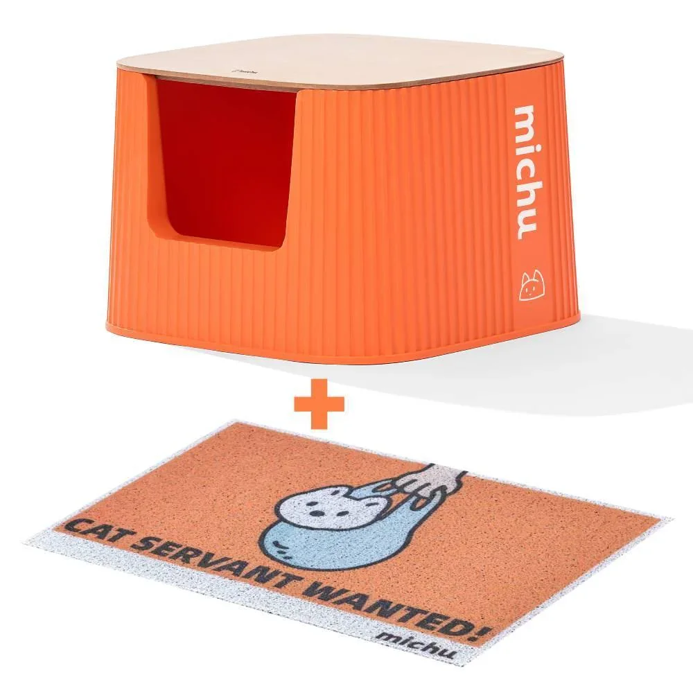 Michu XXL Coral Deluxe Cat Litter Box - Spacious Design - Image 14