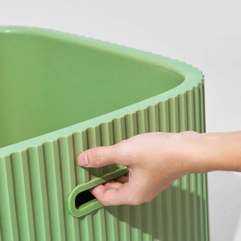 Michu XXL Sage Deluxe Cat Litter Box - Spacious Design - Image 11