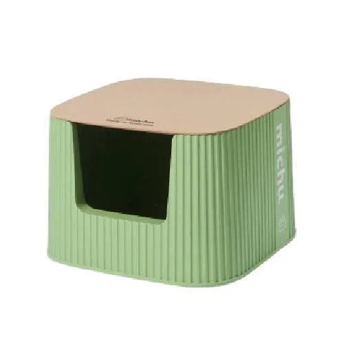 Michu XXL Sage Deluxe Cat Litter Box - Spacious Design - Image 14