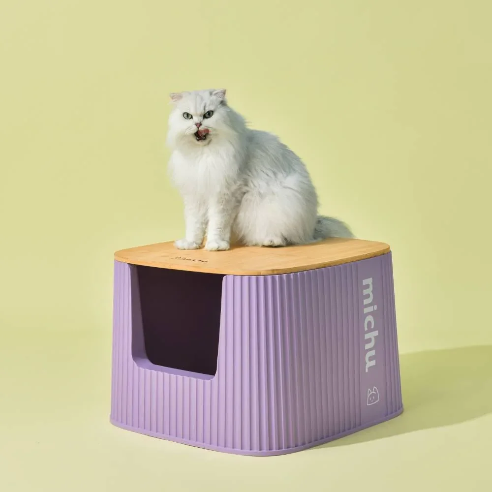 Michu XXL Stella Deluxe Cat Litter Box - Spacious Design - Image 10