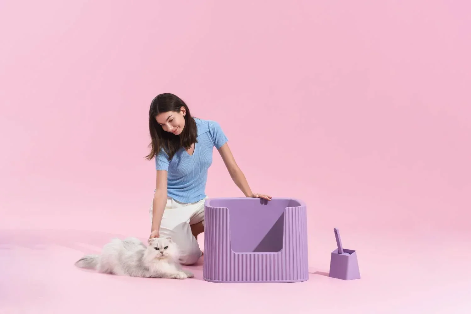 Michu XXL Stella Deluxe Cat Litter Box - Spacious Design - Image 15