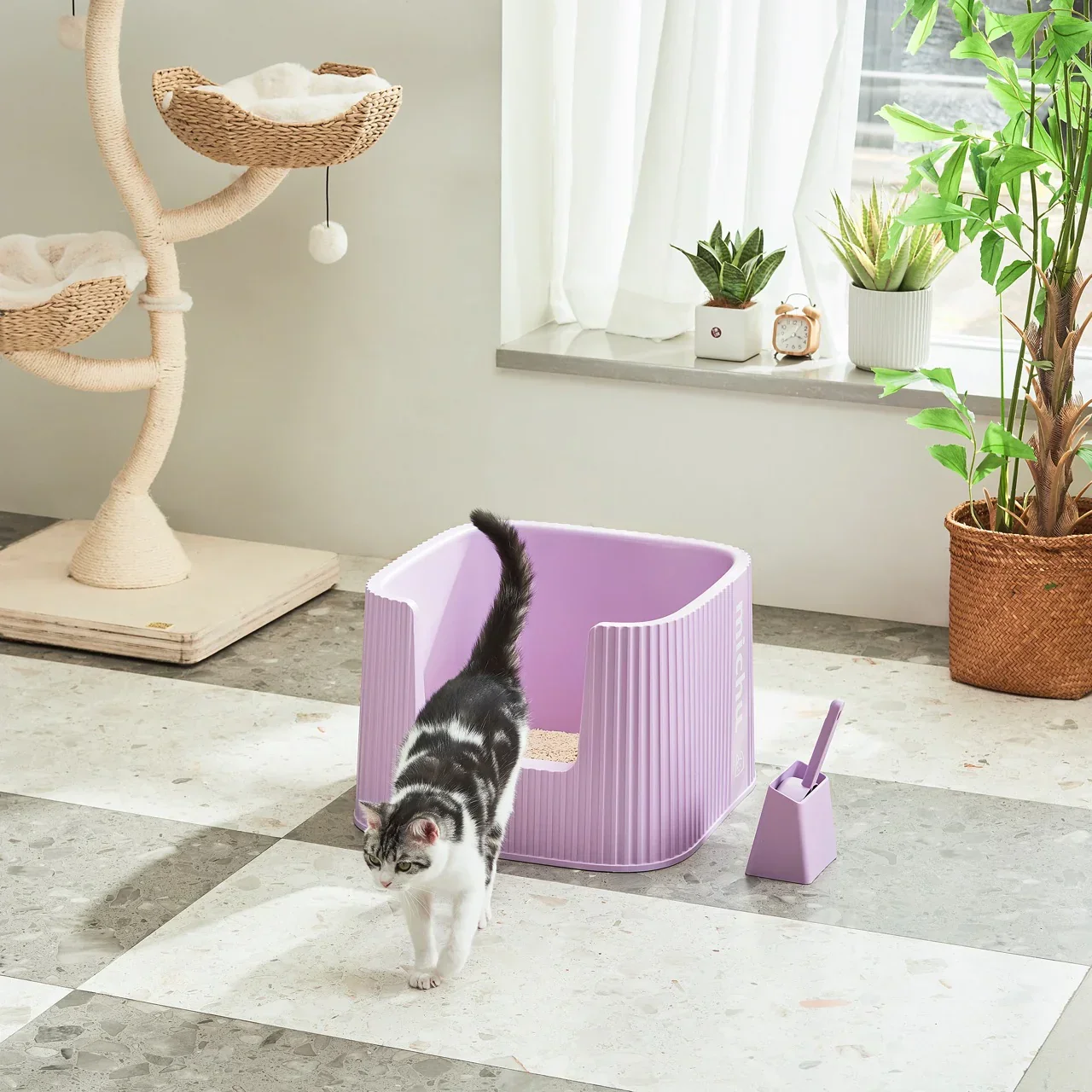 Michu XXL Stella Deluxe Cat Litter Box - Spacious Design - Image 6