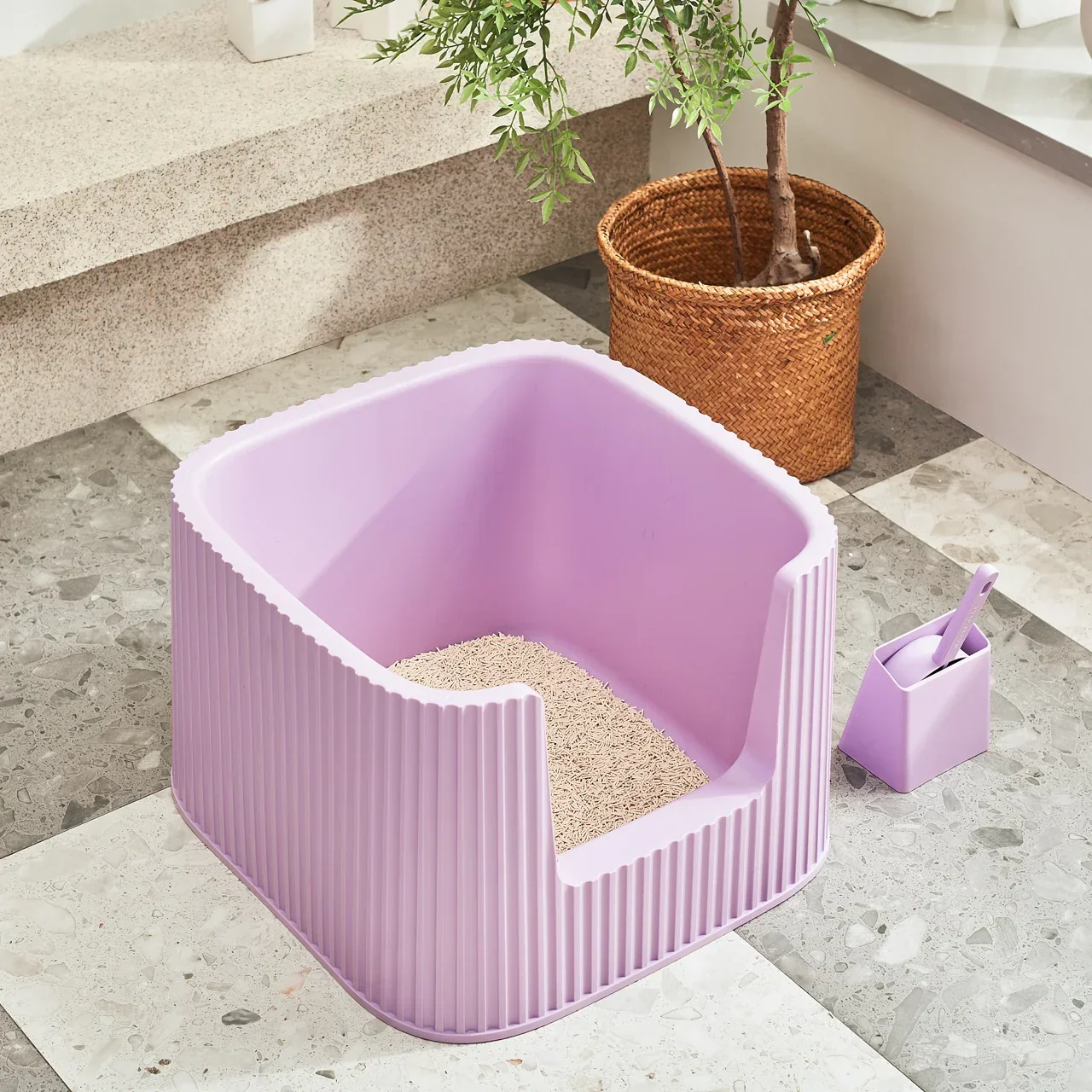 Michu XXL Stella Deluxe Cat Litter Box - Spacious Design - Image 7