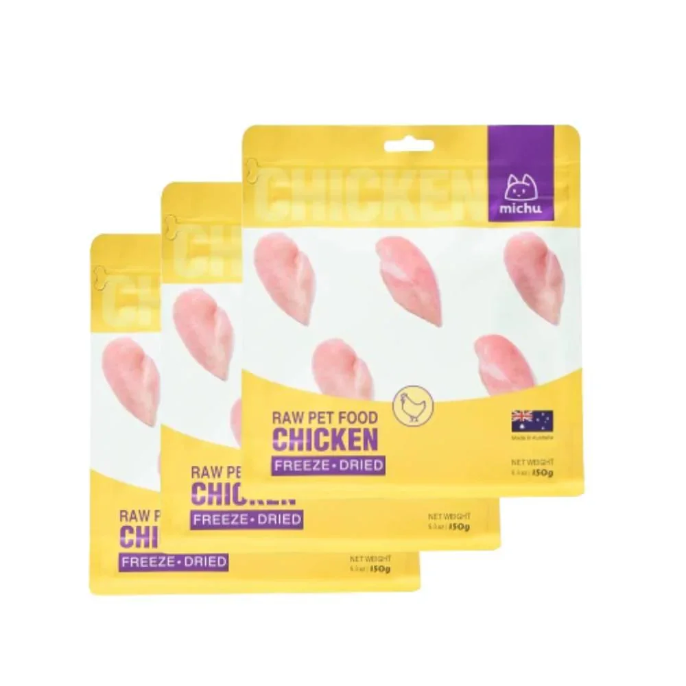 Michu Freeze-Dried Raw Pet Food Dog & Cat Treat 150g - Made in Australia - Image 17