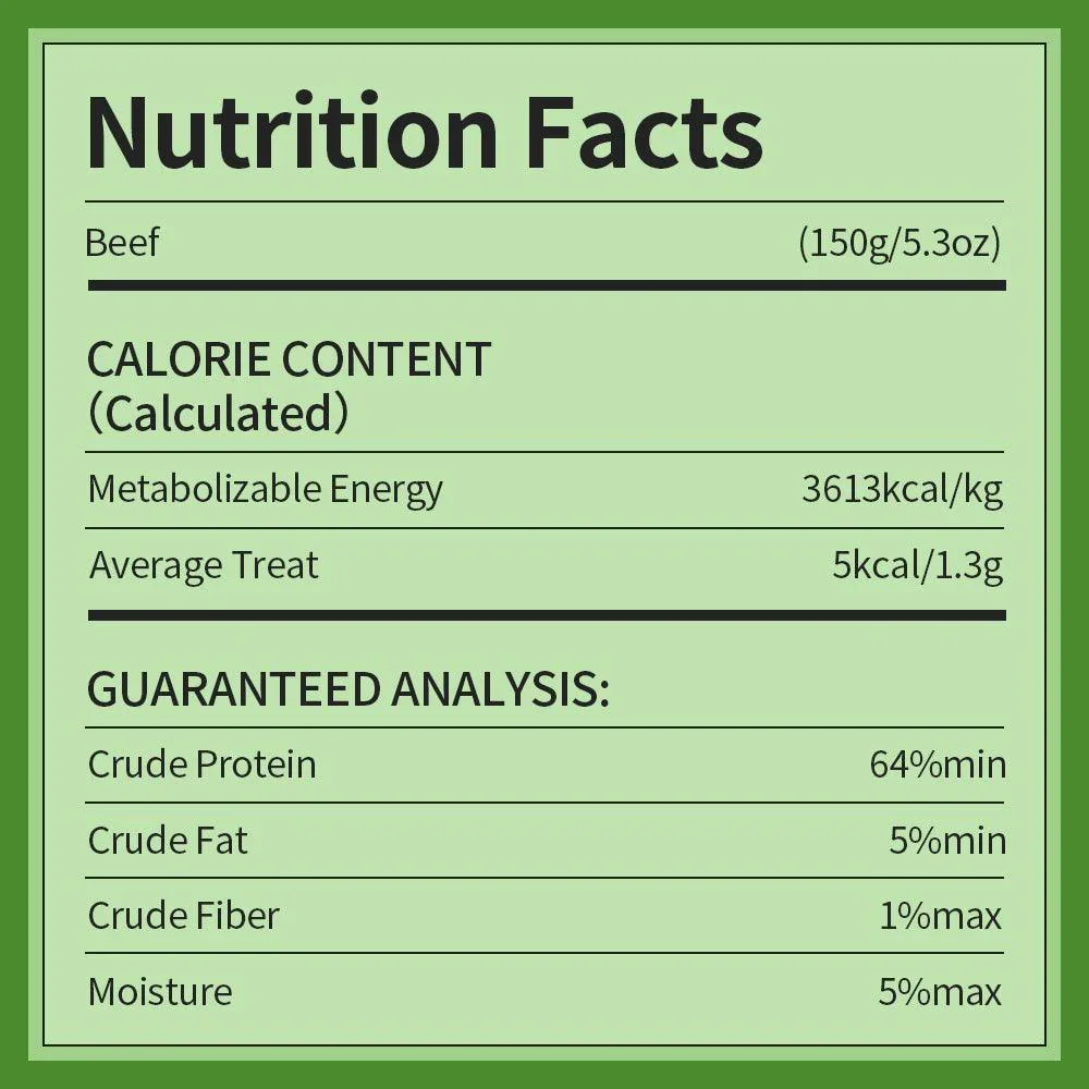 Michu Freeze-Dried Raw Pet Food Dog & Cat Treat 150g - Made in Australia - Image 9