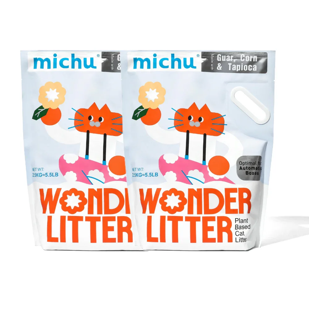 Michu Wonder Litter - Plant-Based & Automatic-Box Friendly 2.5kg/6L - Image 18