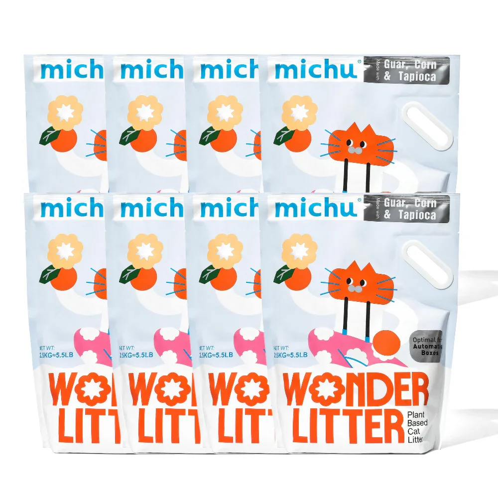 Michu Wonder Litter - Plant-Based & Automatic-Box Friendly 2.5kg/6L - Image 21