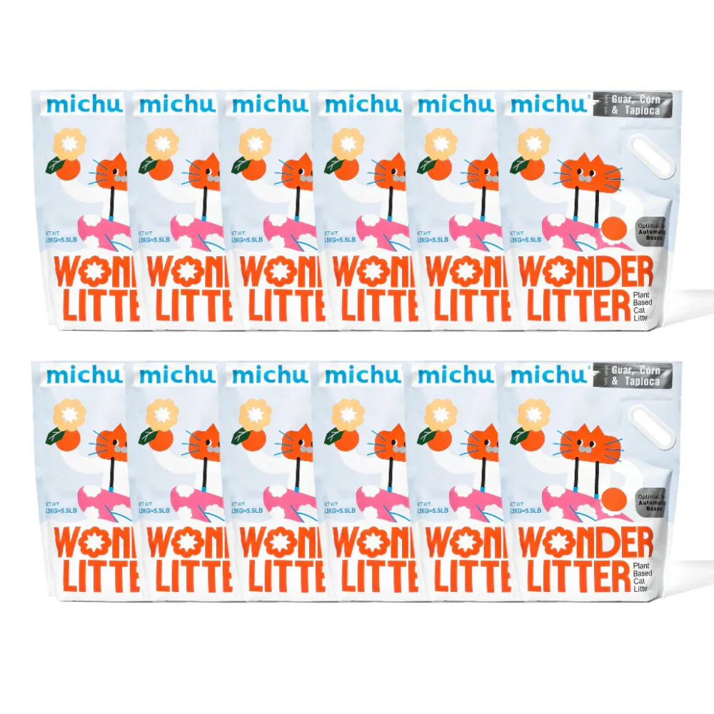 Michu Wonder Litter - Plant-Based & Automatic-Box Friendly 2.5kg/6L - Image 22