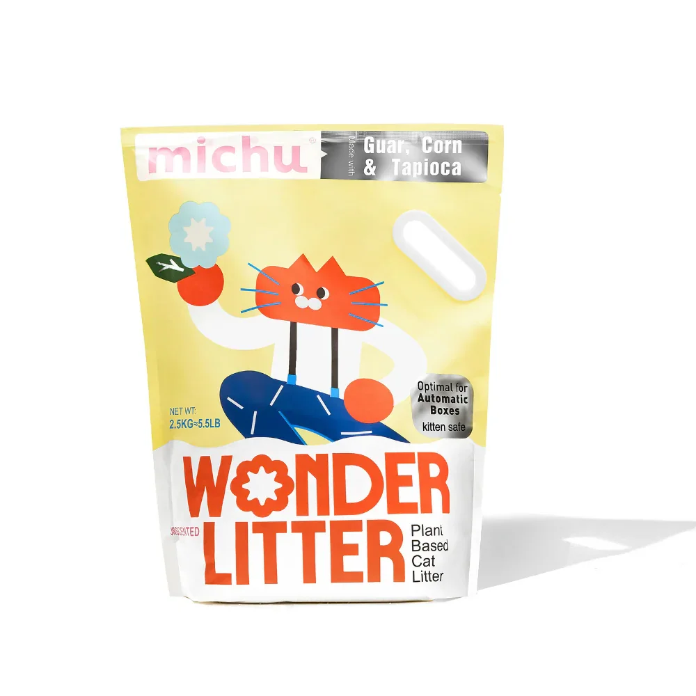 Michu Wonder Litter - Plant-Based & Automatic-Box Friendly 2.5kg/6L - Image 24
