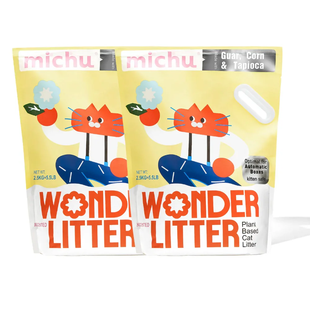 Michu Wonder Litter - Plant-Based & Automatic-Box Friendly 2.5kg/6L - Image 25
