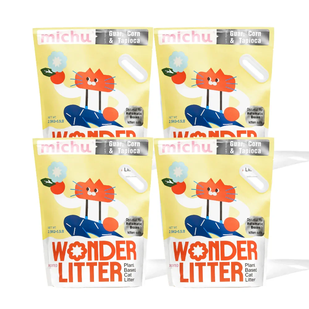 Michu Wonder Litter - Plant-Based & Automatic-Box Friendly 2.5kg/6L - Image 26
