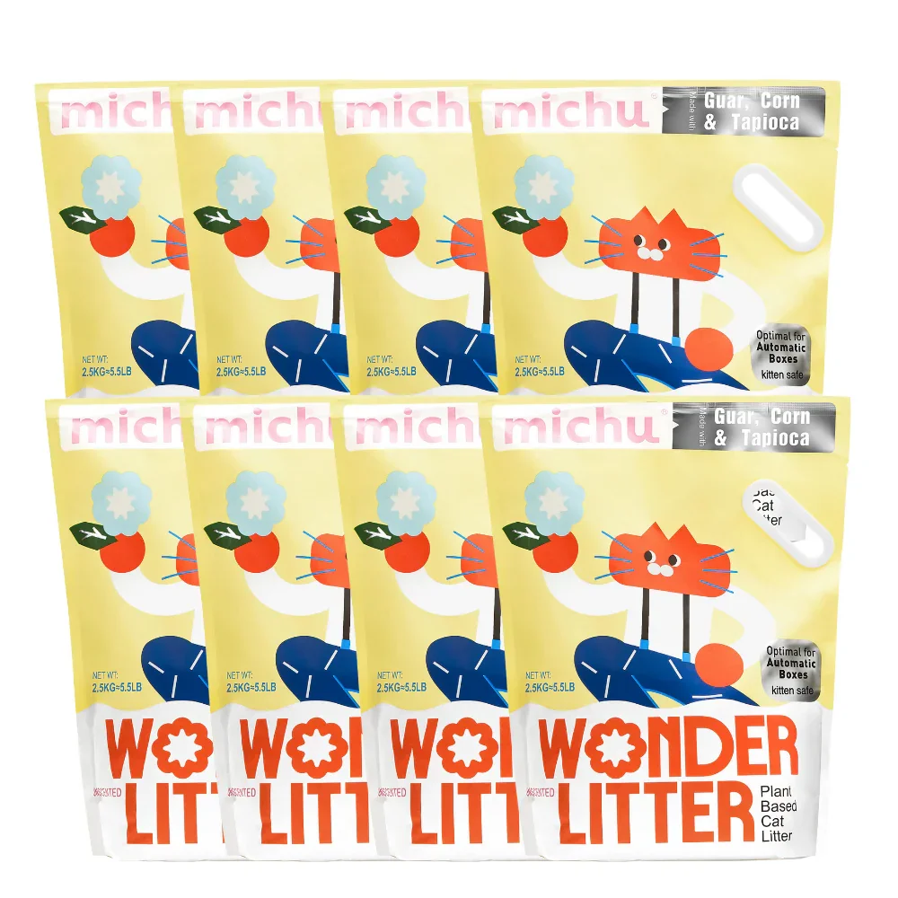Michu Wonder Litter - Plant-Based & Automatic-Box Friendly 2.5kg/6L - Image 28