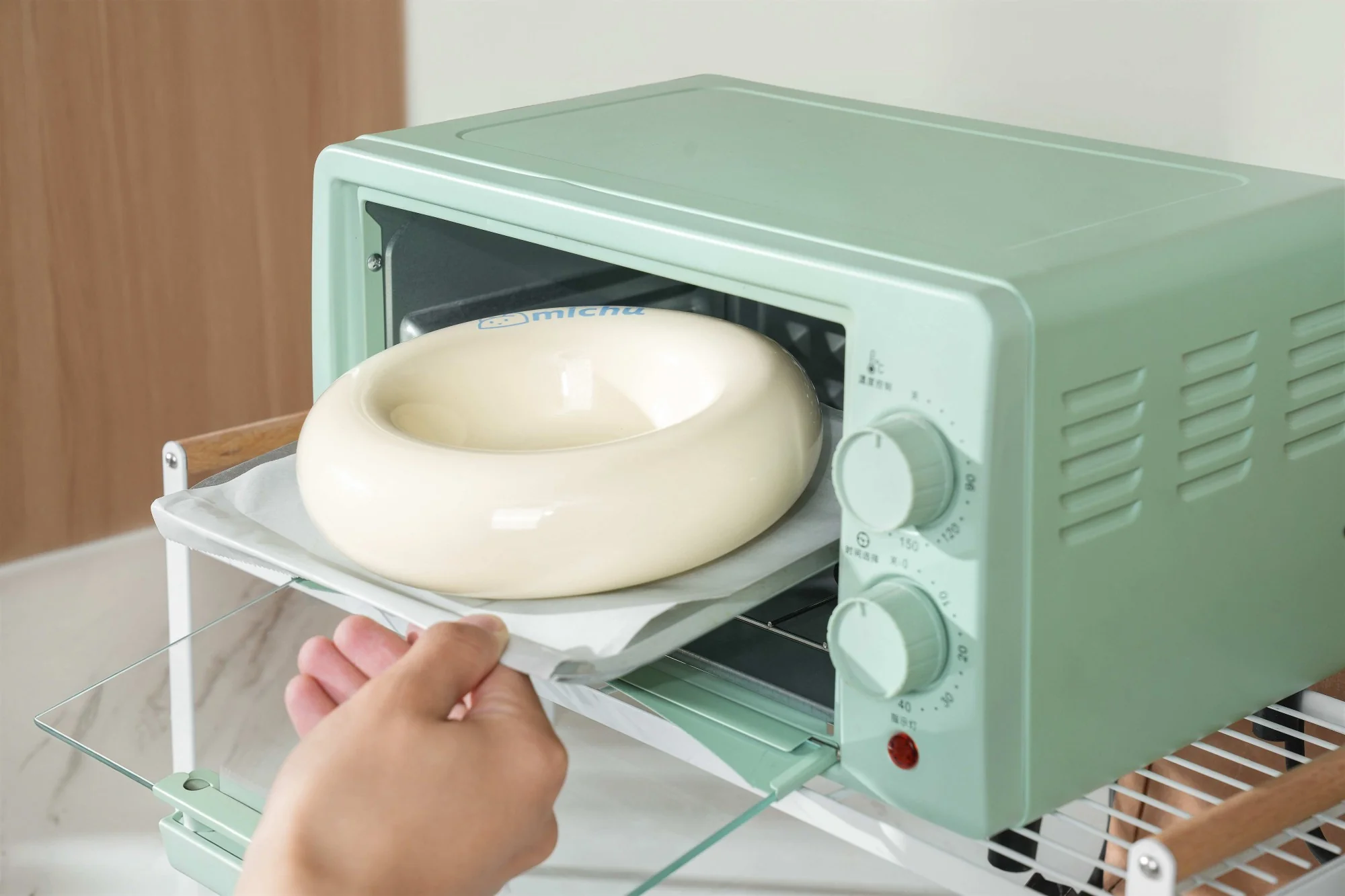 Michu Bagel Ceramic Cat Bowl – Anti-Whisker Wide Shallow Cat Food Bowl | 6 Colours - Image 11