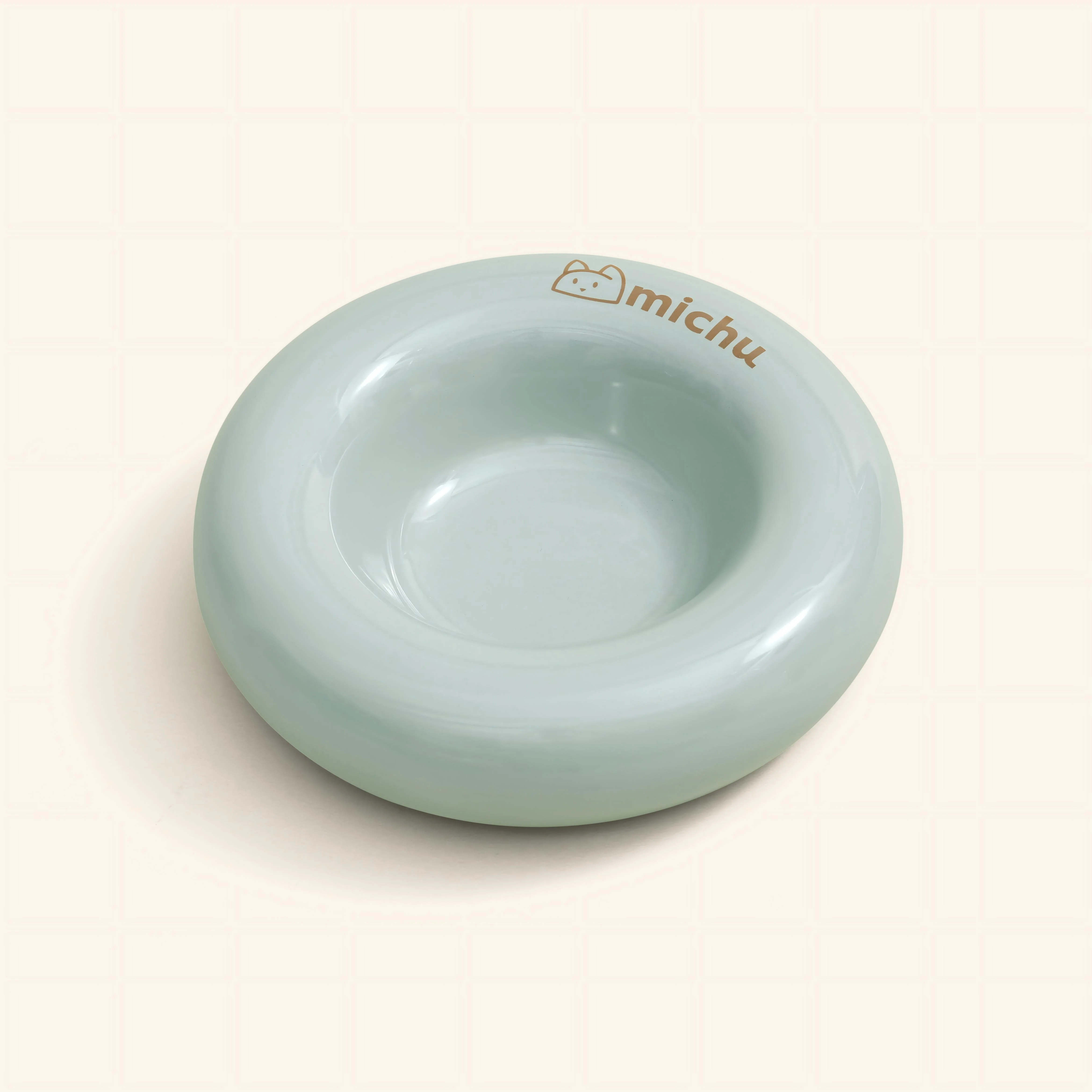Michu Bagel Ceramic Cat Bowl – Anti-Whisker Wide Shallow Cat Food Bowl | 6 Colours - Image 19