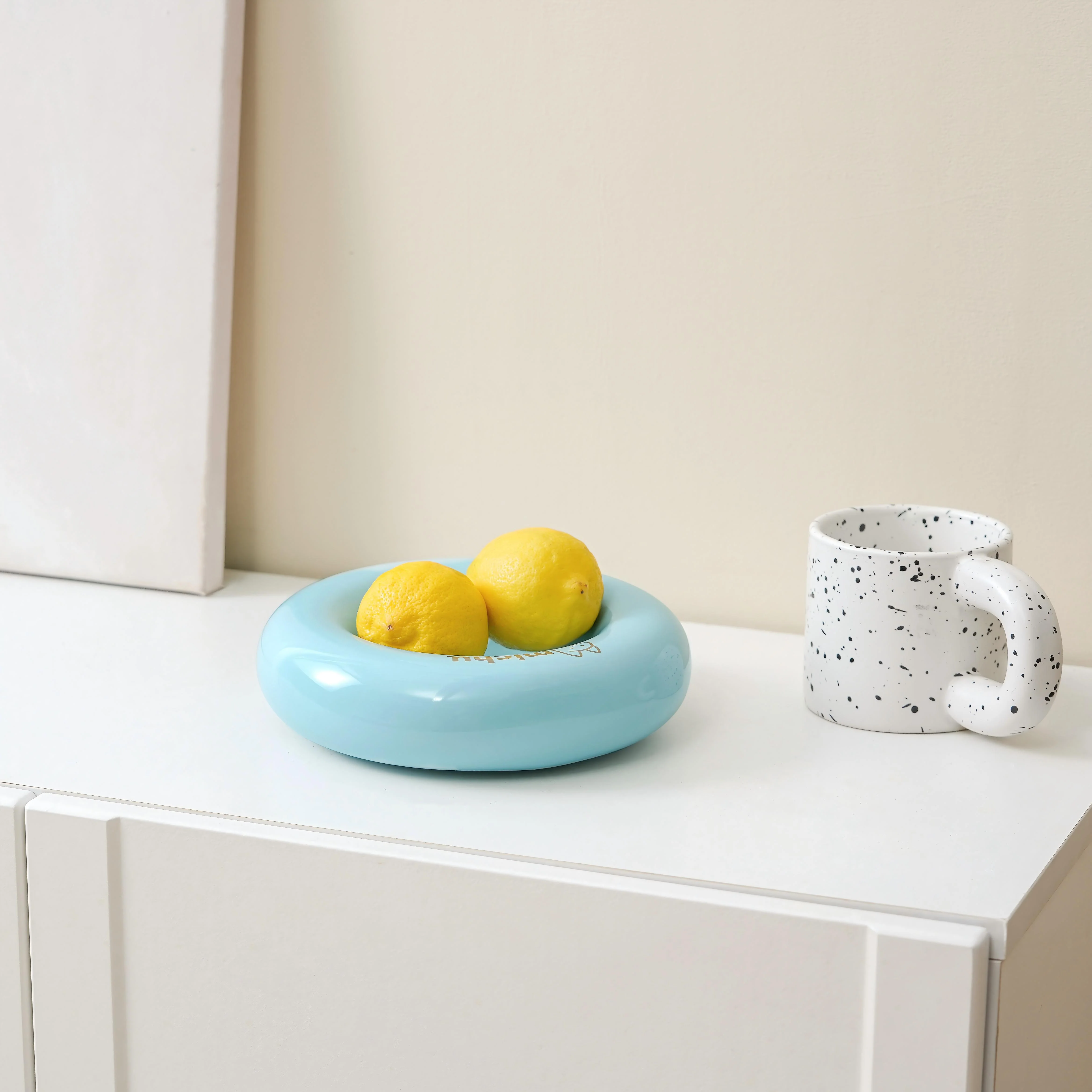 Michu Bagel Ceramic Cat Bowl – Anti-Whisker Wide Shallow Cat Food Bowl | 6 Colours - Image 8