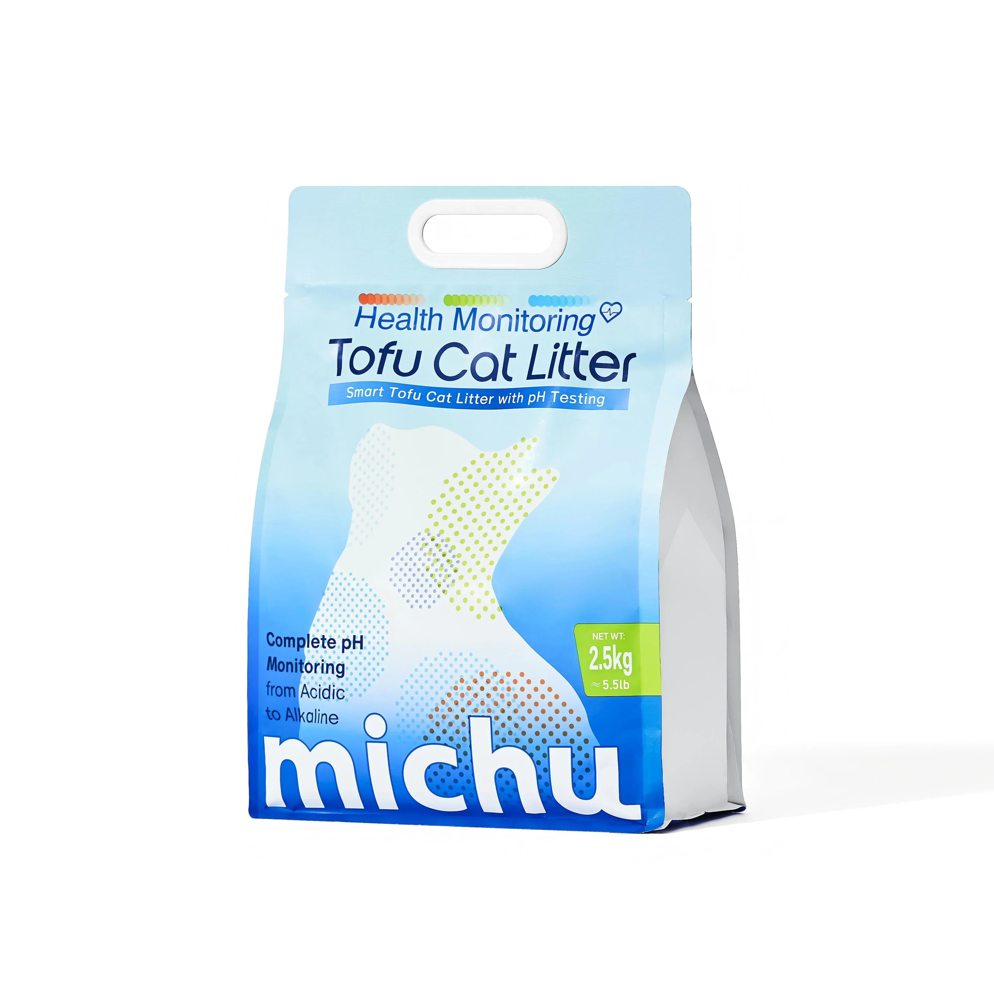 Michu Health Monitoring Tofu Cat Litter 2.5kg/6L - Complete pH Monitoring from Acidic to Alkaline - Image 15