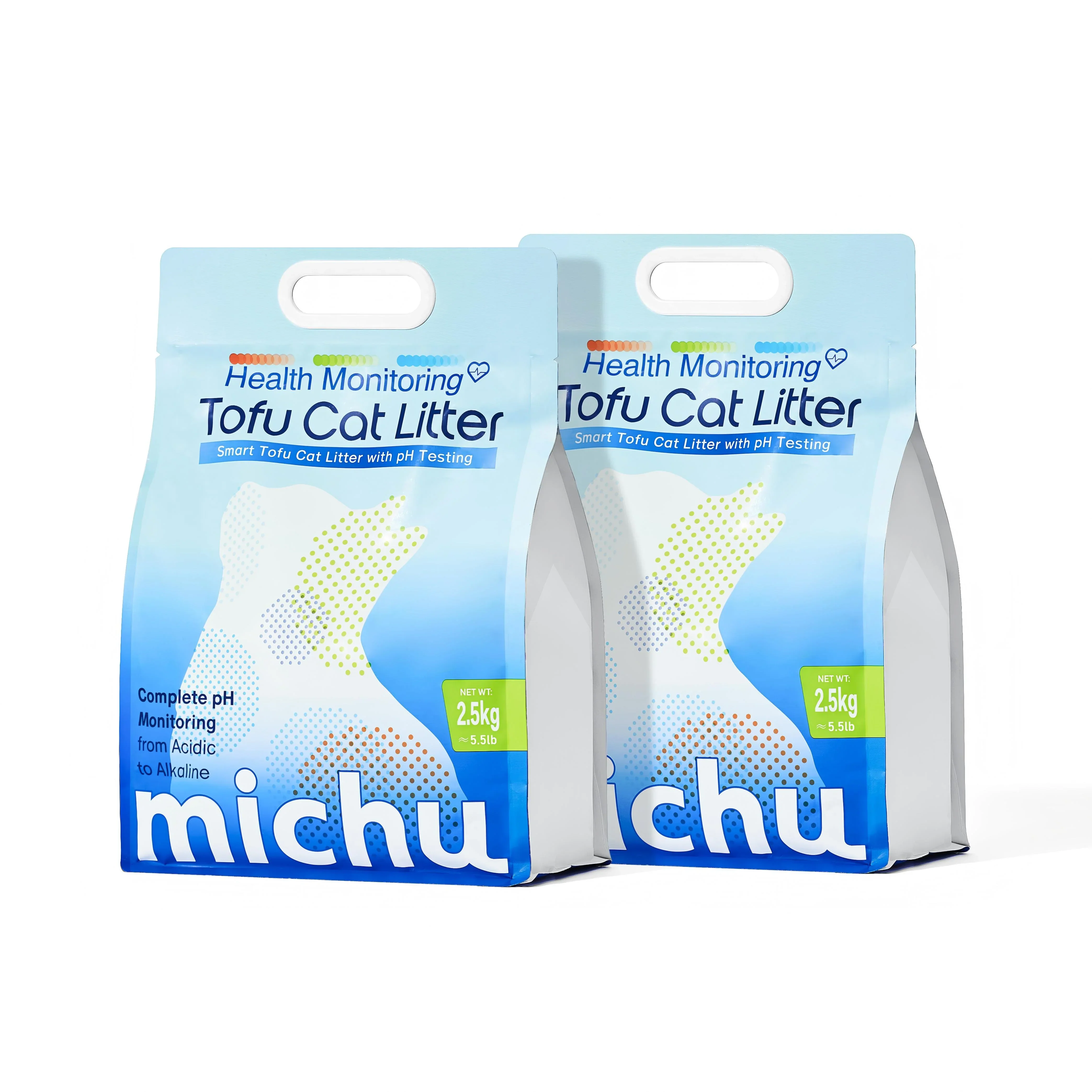 Michu Health Monitoring Tofu Cat Litter 2.5kg/6L - Complete pH Monitoring from Acidic to Alkaline - Image 16