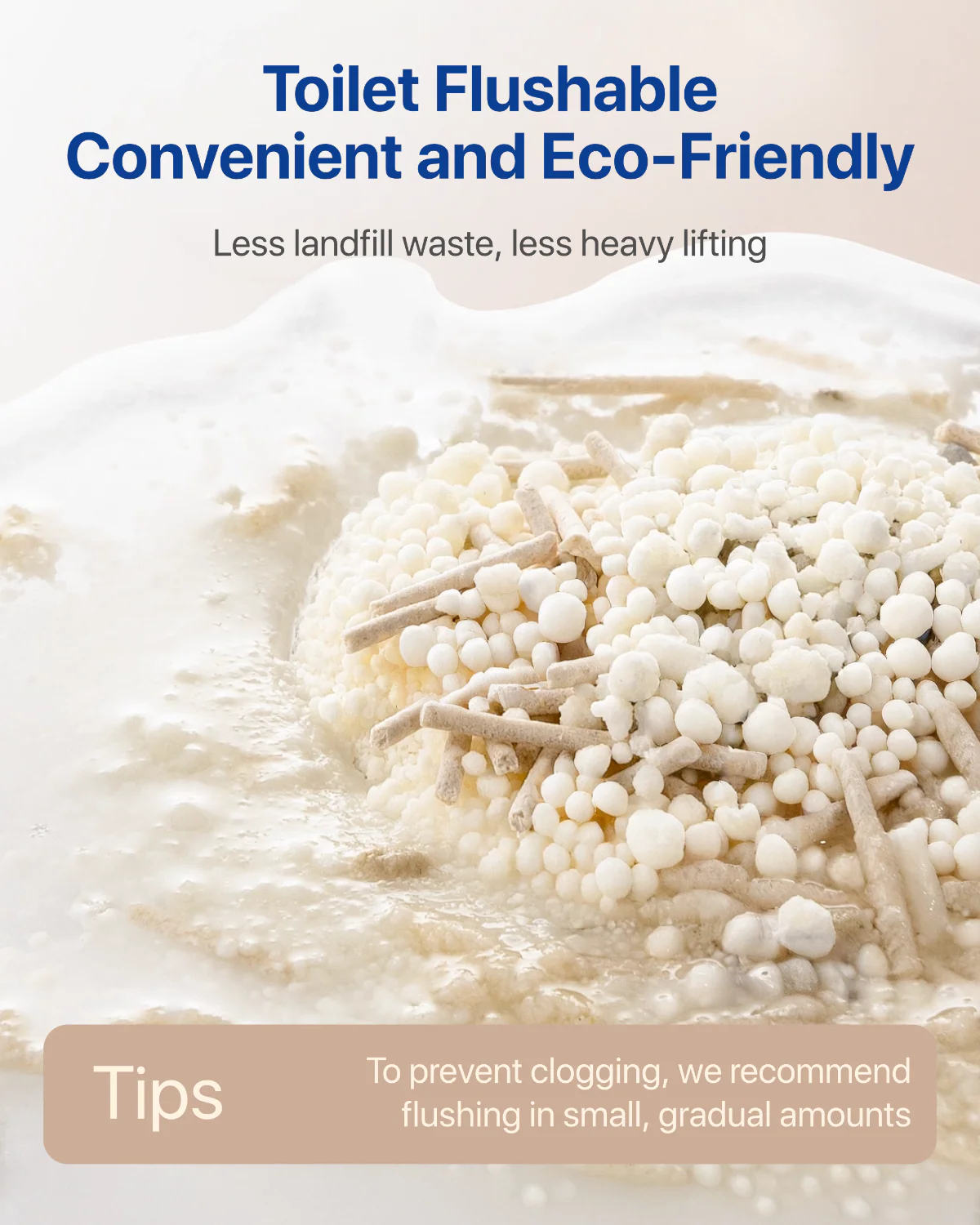 Michu NatureMix Plant Cat Litter –Tofu & Cassava Blend  Litter 2.5kg/6L - Image 7