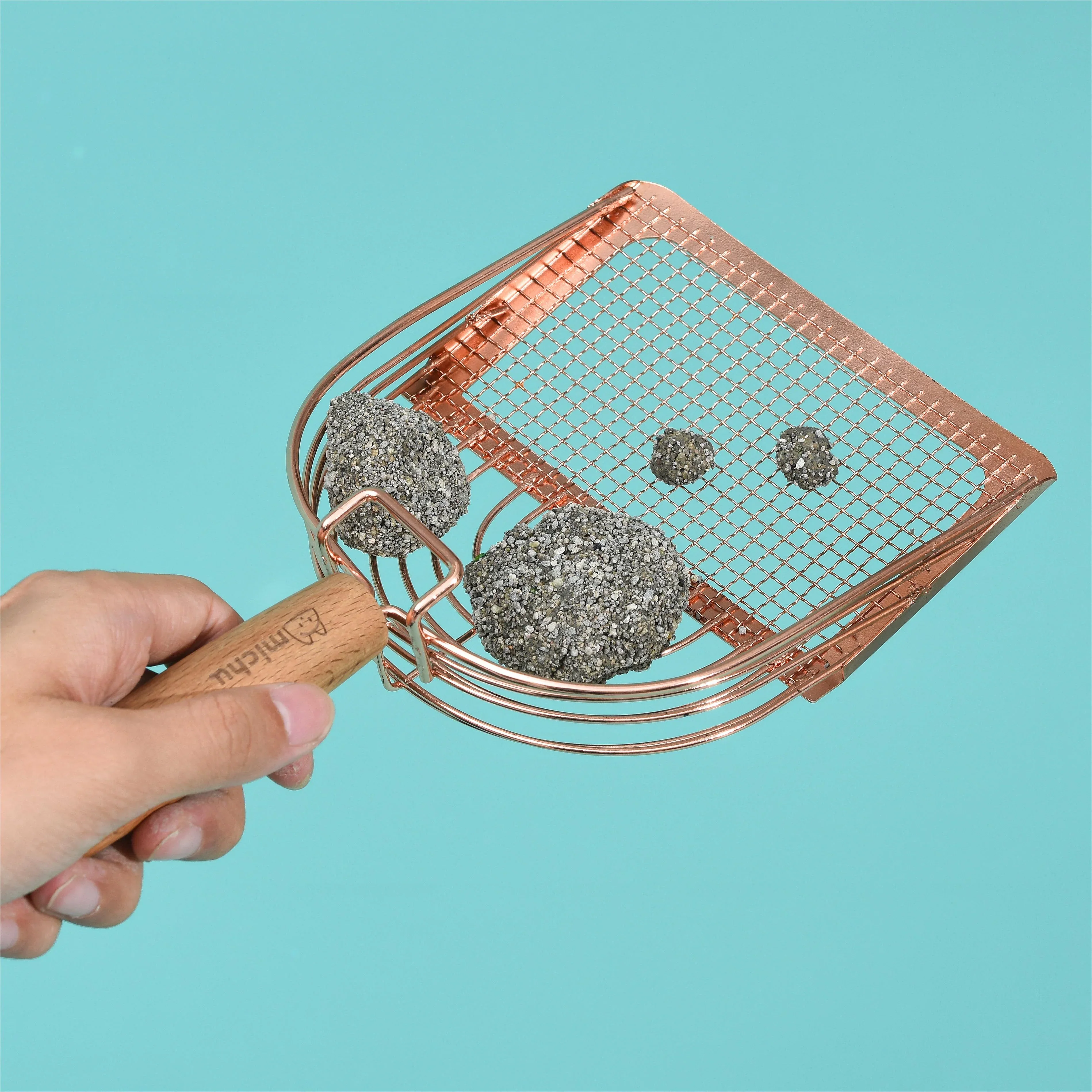 Michu Stainless Steel Cat Litter Scoop - 2 Styles - Image 7