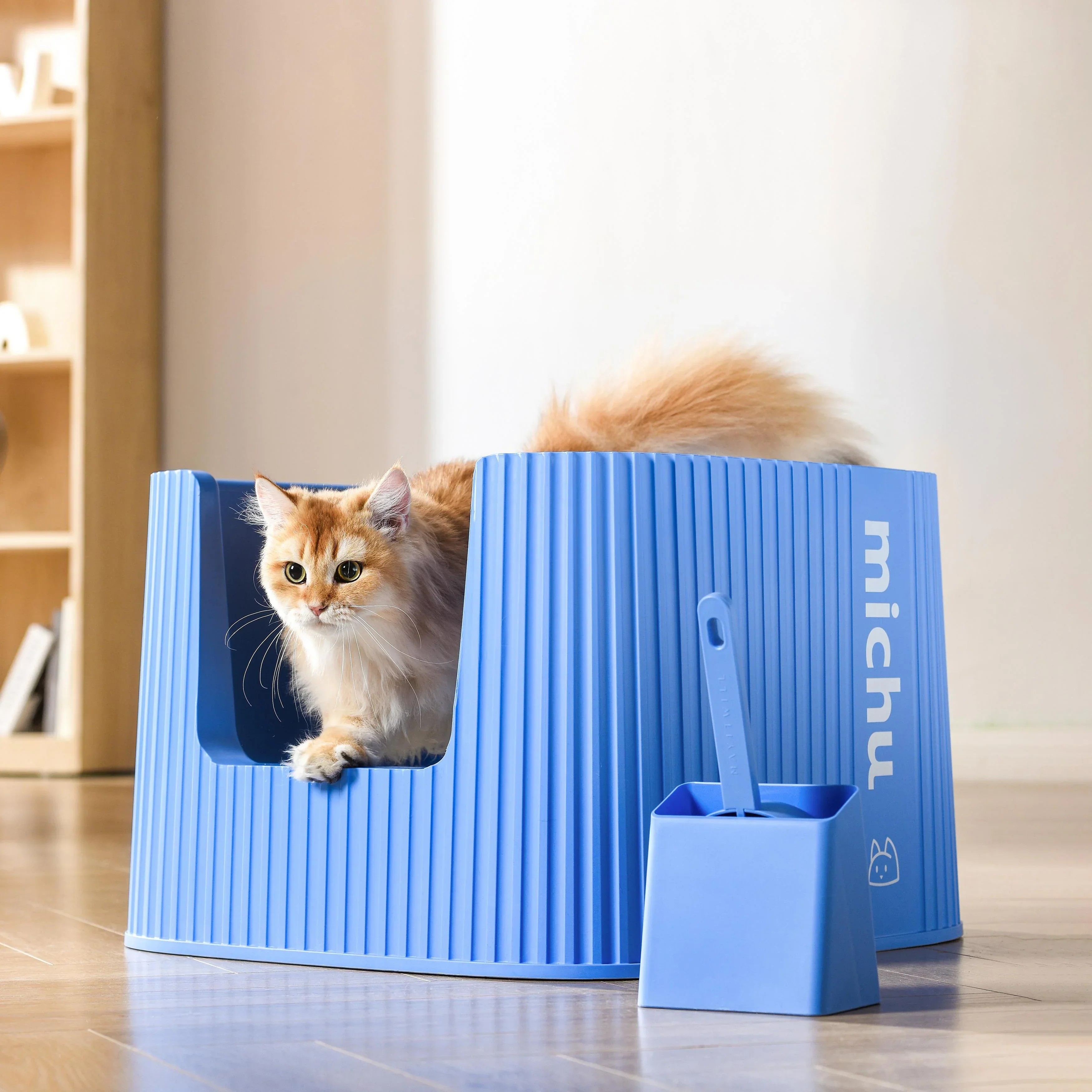 Michu XXL Kaia Deluxe Cat Litter Box - Spacious Design - Image 3