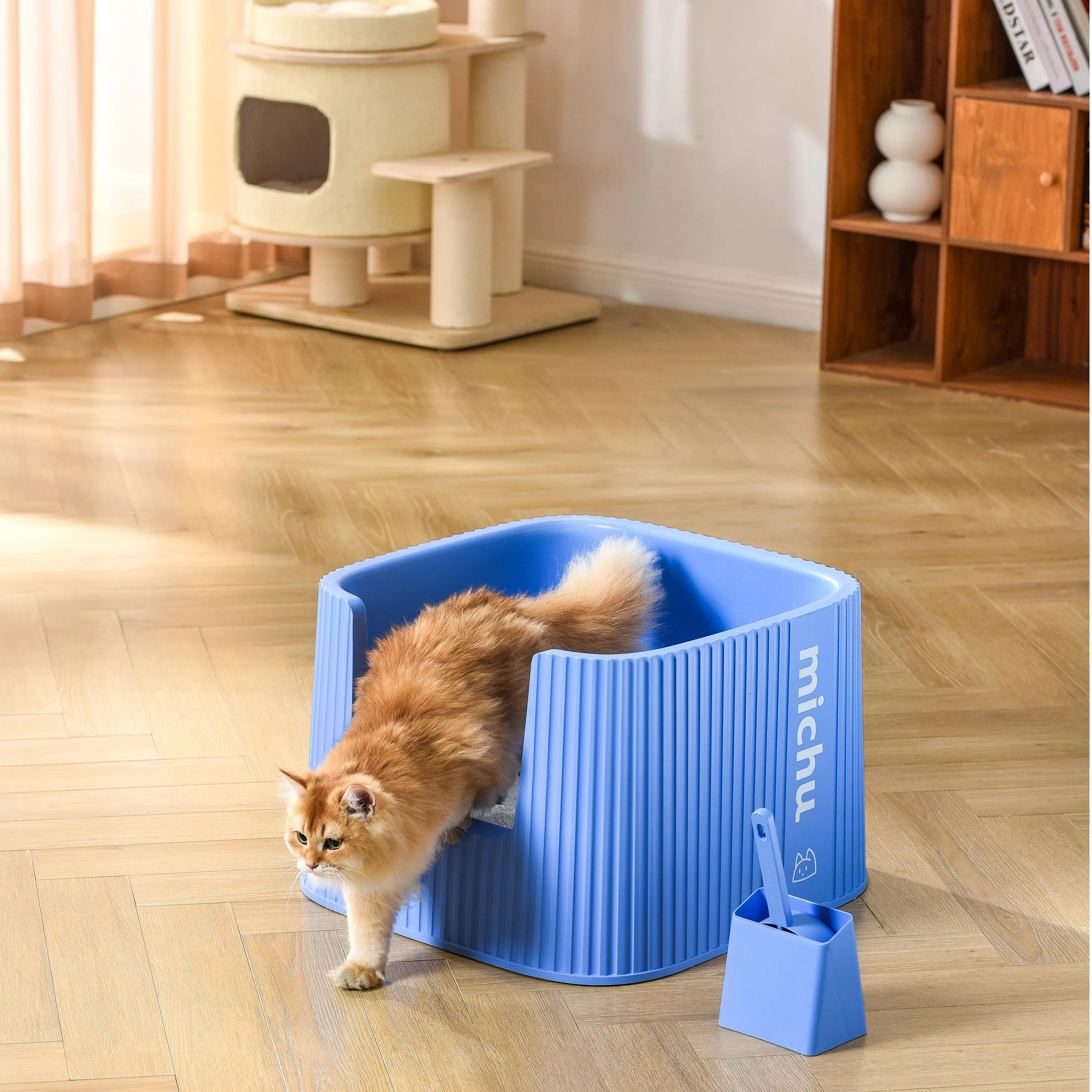 Michu XXL Kaia Deluxe Cat Litter Box - Spacious Design - Image 5