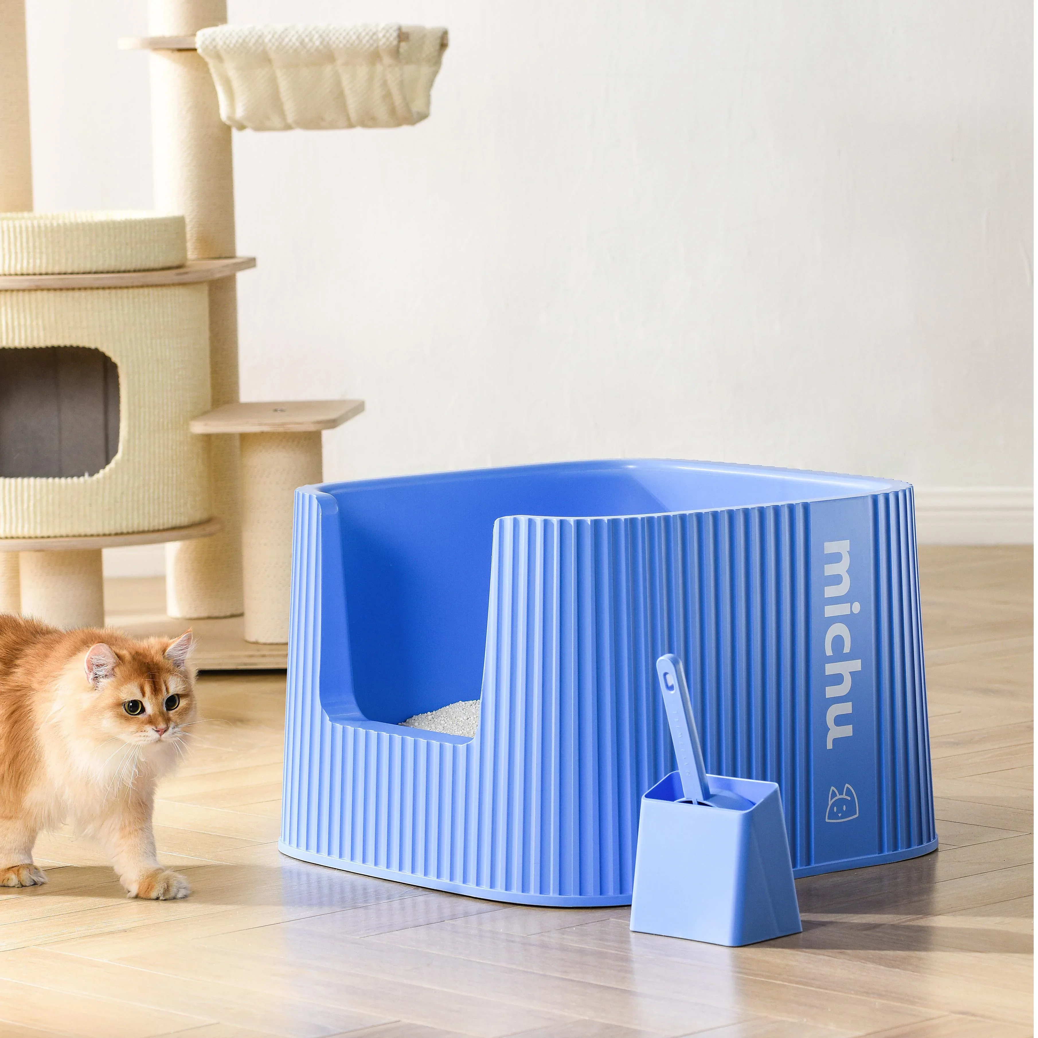Michu XXL Kaia Deluxe Cat Litter Box - Spacious Design - Image 6