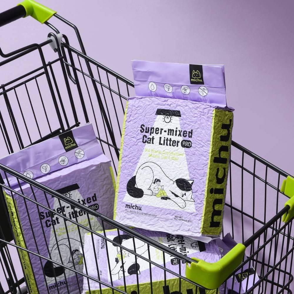 Michu Premium Mixed Tofu Cat Litter Pro Gen2 6L- Superb in Flushable, Eco-Friendly & Odour-Control - Image 3