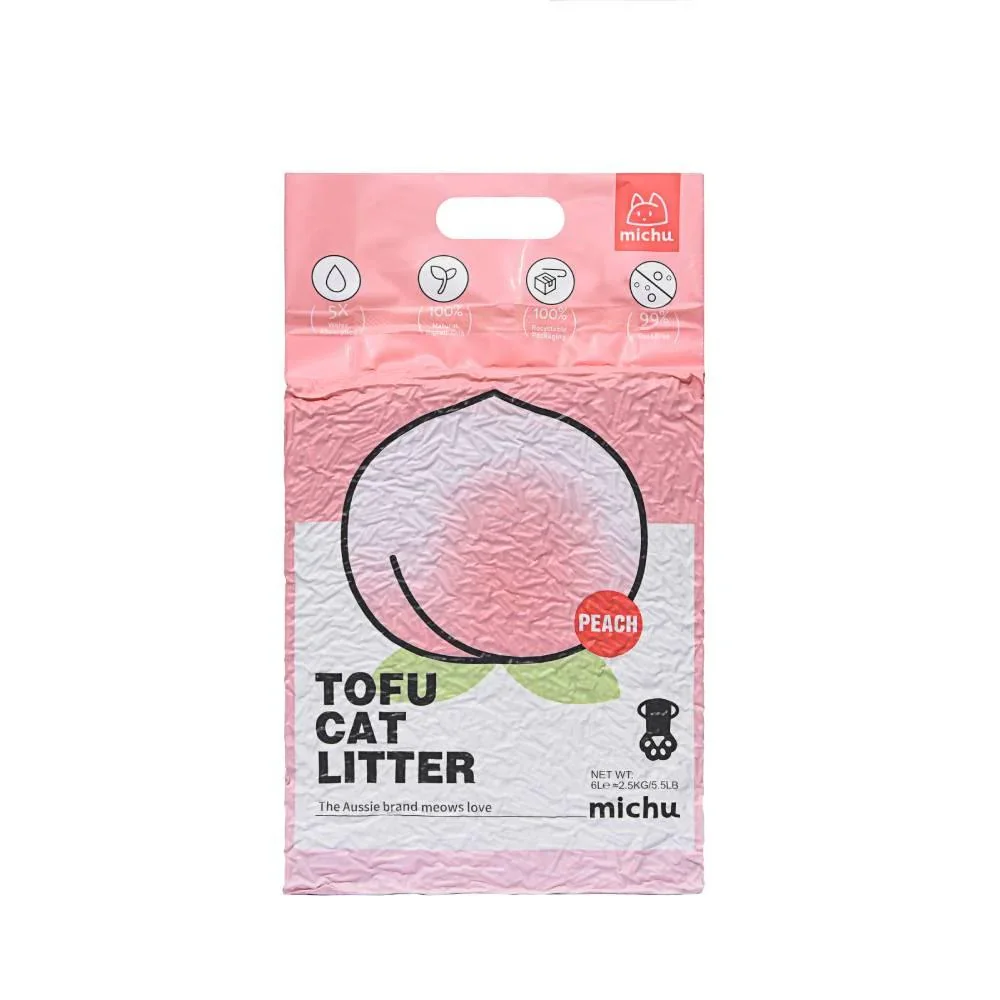 Michu Tofu Cat Litter Gen3 6L- Dust-Free and Natural Clumping Tofu-Based Formula for Easy Cleanup - Image 13