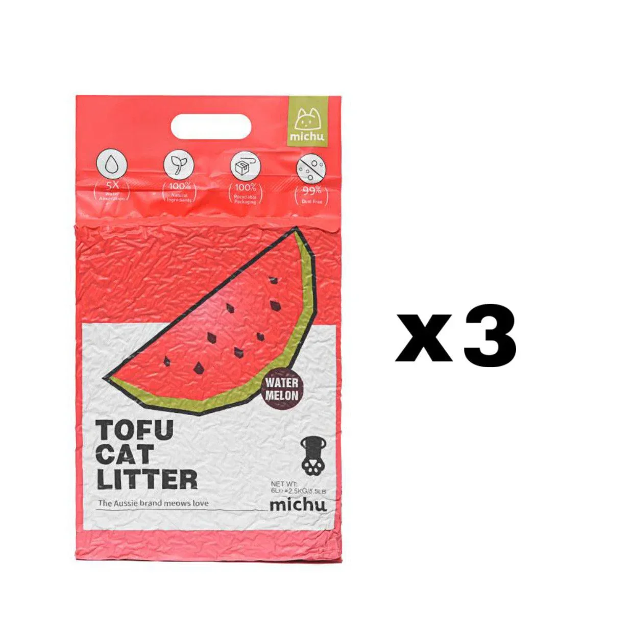 Michu Tofu Cat Litter Gen3 6L- Dust-Free and Natural Clumping Tofu-Based Formula for Easy Cleanup - Image 16