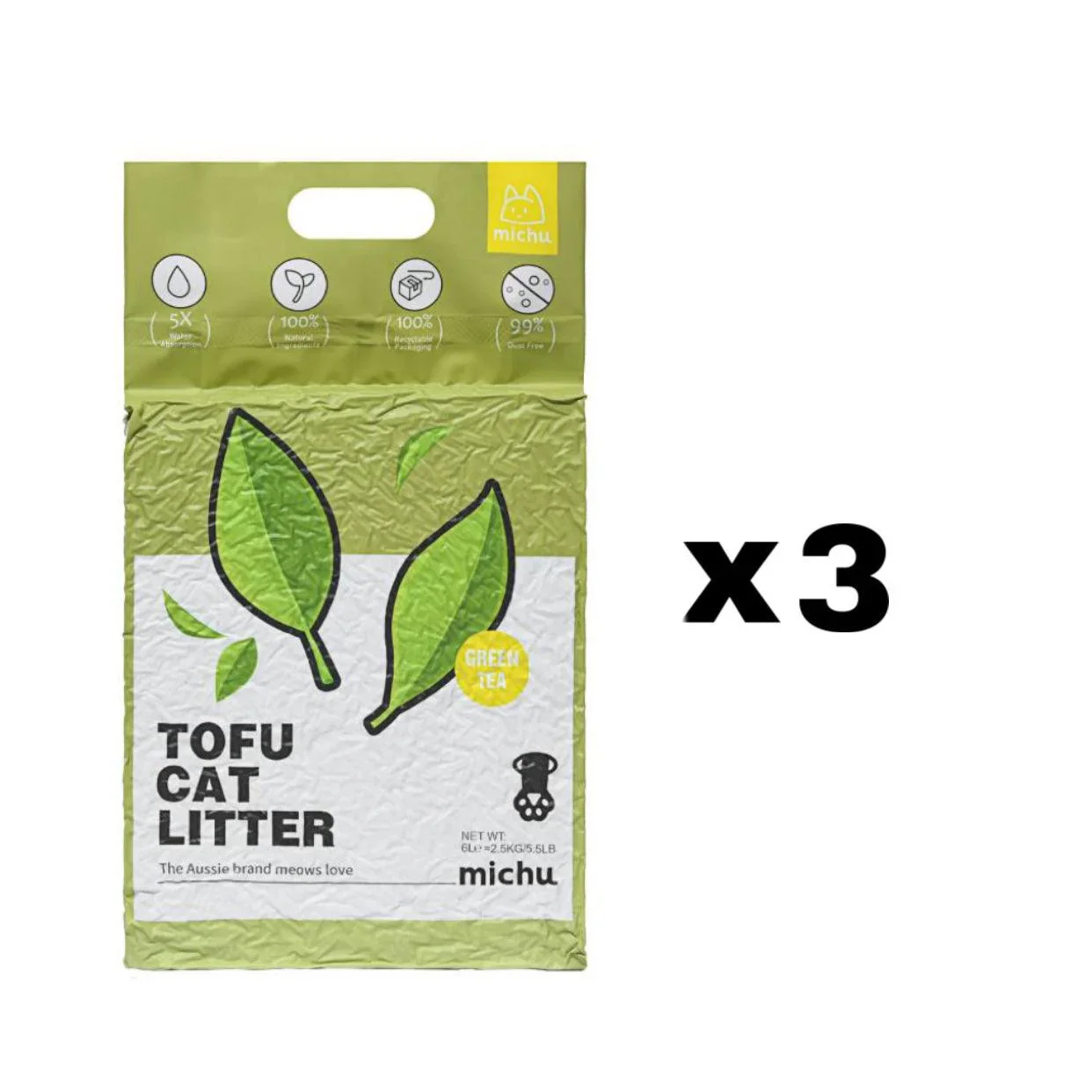 Michu Tofu Cat Litter Gen3 6L- Dust-Free and Natural Clumping Tofu-Based Formula for Easy Cleanup - Image 20