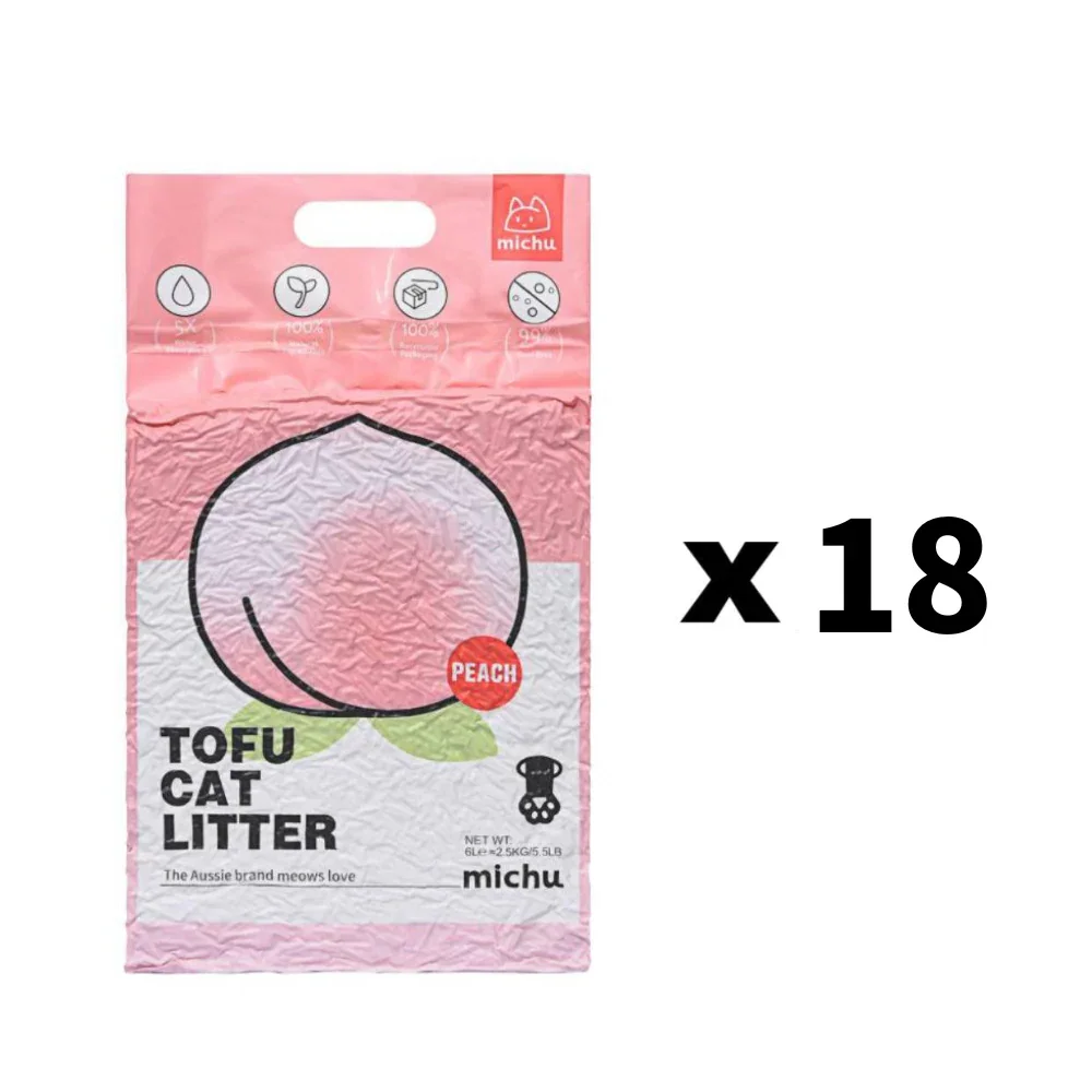 Michu Tofu Cat Litter Gen3 6L- Dust-Free and Natural Clumping Tofu-Based Formula for Easy Cleanup - Image 31