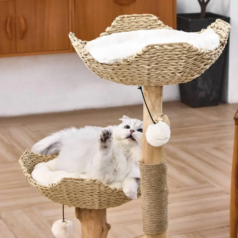 Michu Premium Real Wooden Cat Tree-Large- Spacious Australian Feline Haven - Image 3