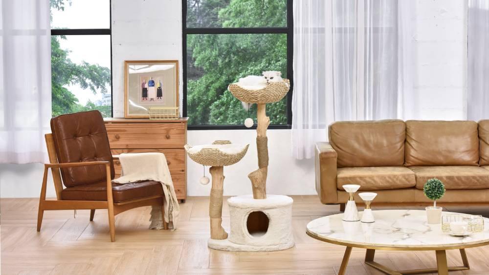 Michu Premium Real Wooden Cat Tree-Large- Spacious Australian Feline Haven - Image 6