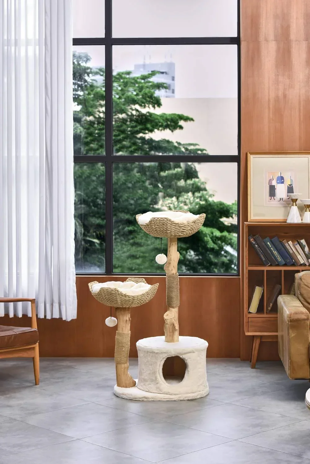 Michu Premium Real Wooden Cat Tree-Large- Spacious Australian Feline Haven - Image 7