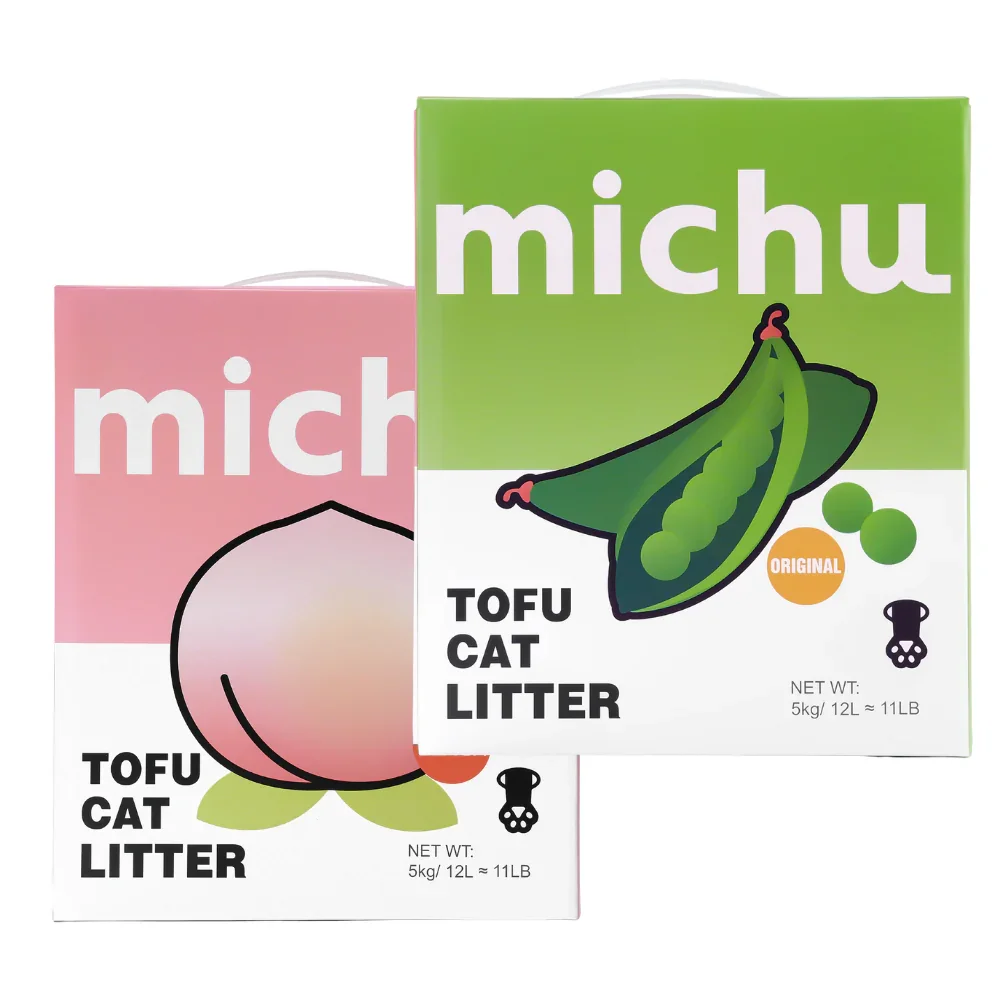 Michu Tofu Cat Litter Gen3 - Natural Clumping Tofu-Based Formula - Value Box 5 kg - Image 11