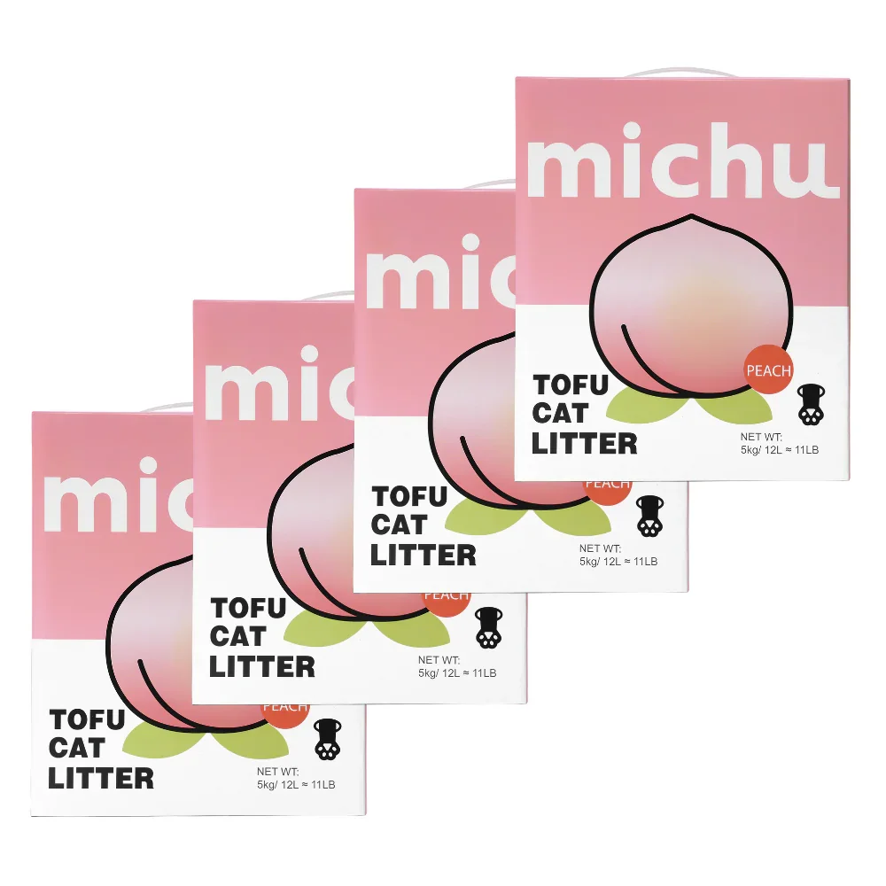 Michu Tofu Cat Litter Gen3 - Natural Clumping Tofu-Based Formula - Value Box 5 kg - Image 12